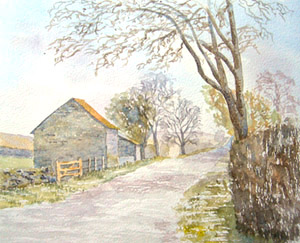 learn Watercolour, watercolour tutorial, landscape, water